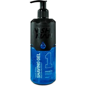 Gel de Afeitar Nishman Energizing Blue Nº 1 400ml